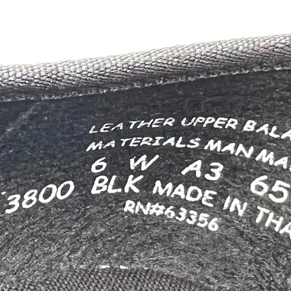 6W 6 WIDE‎ WIDTH Capezio Women's 3800 Black Leather Mary Jane Dance Tap Shoes - Picture 13 of 14